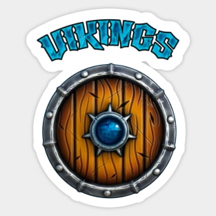 3D Viking's Shield Sticker